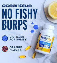 Mini softgels de Omega-3 sabor naranja