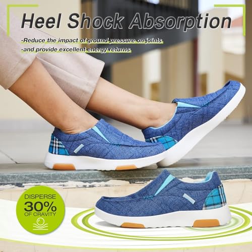 moces slip-on para fascitis plantar