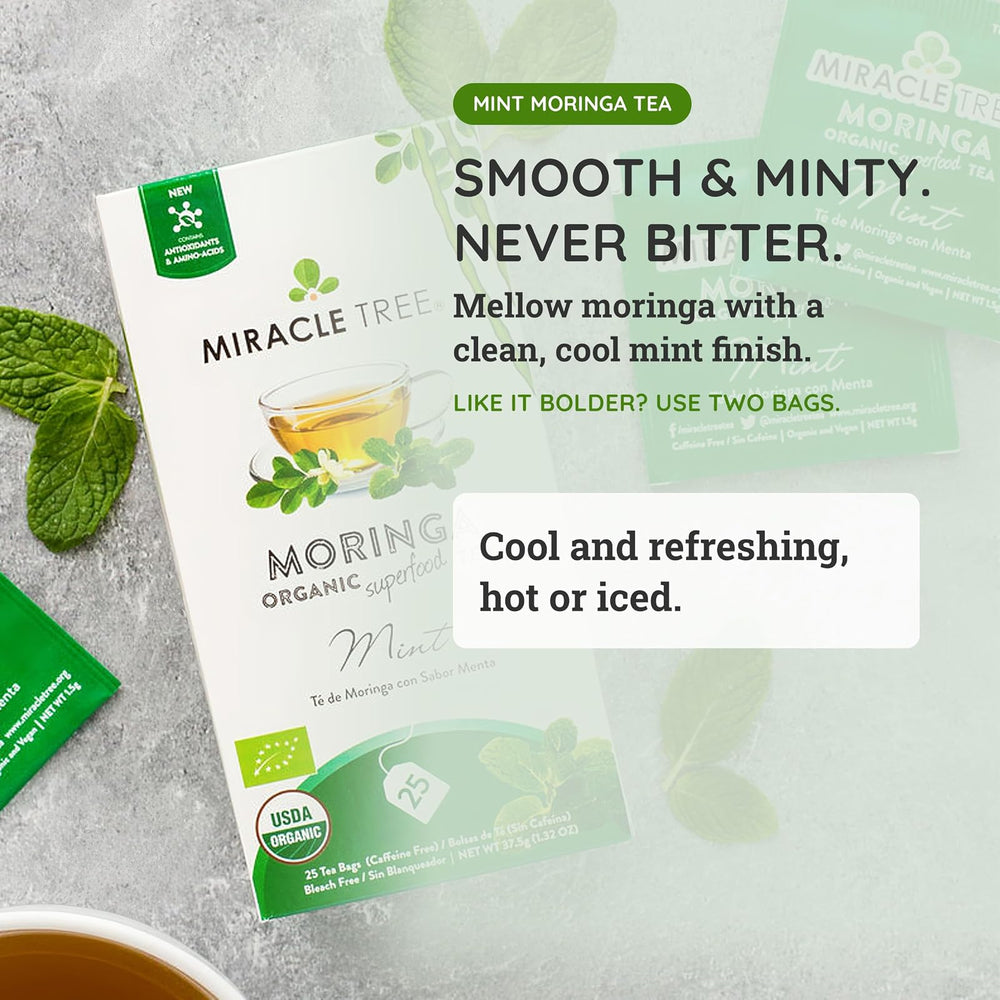 moringa con menta
