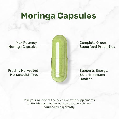 moringa en cápsulas para bienestar