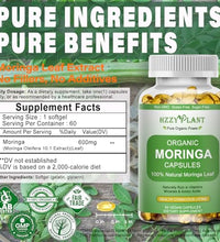 moringa en cápsulas para vitalidad
