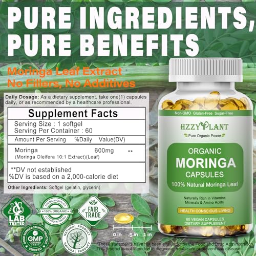 moringa en cápsulas para vitalidad