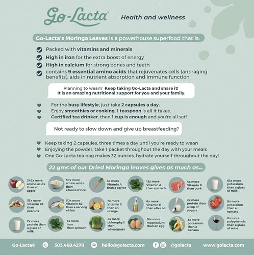 moringa en polvo Go-Lacta