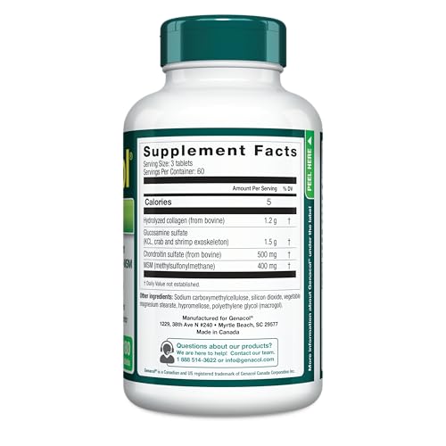 MSM y colágeno para salud articular