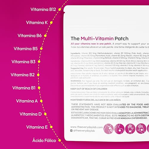 multivitaminas en parche para comodidad diaria