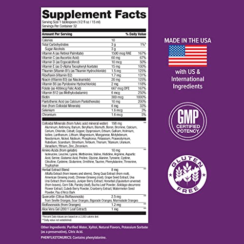 multivitaminas líquidas para bienestar integral