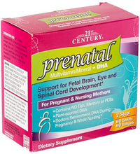 multivitaminas prenatales con DHA