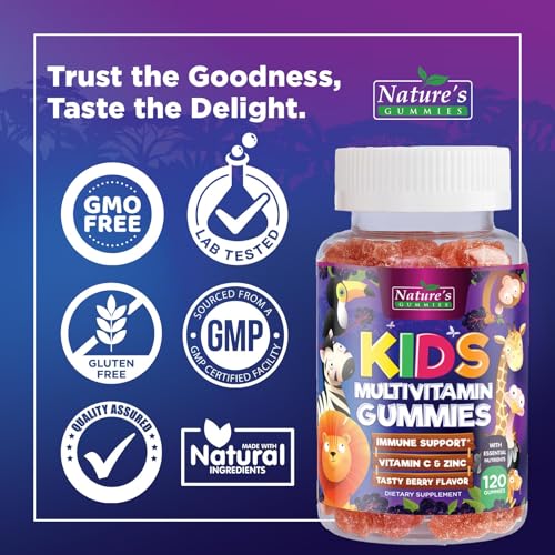multivitaminas sabor delicioso para niños