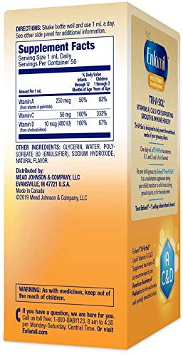 multivitaminas Tri-Vi-Sol paquete de 4