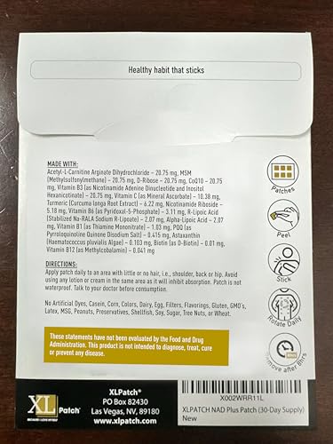 multivitaminas XLPATCH para bienestar diario