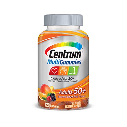 multivitamínico Centrum 50+ sabor frutas
