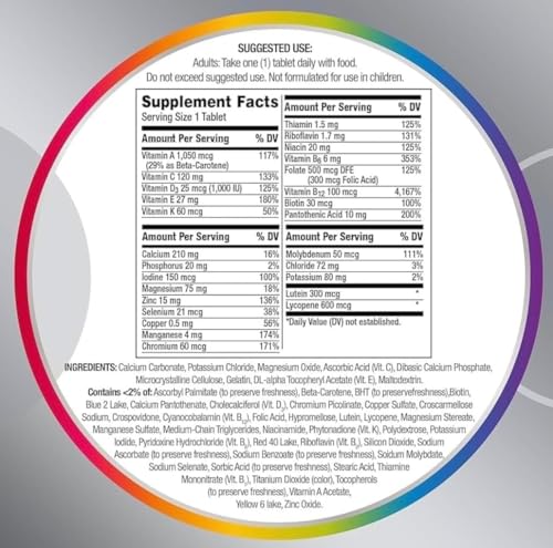 multivitamínico con minerales para hombres