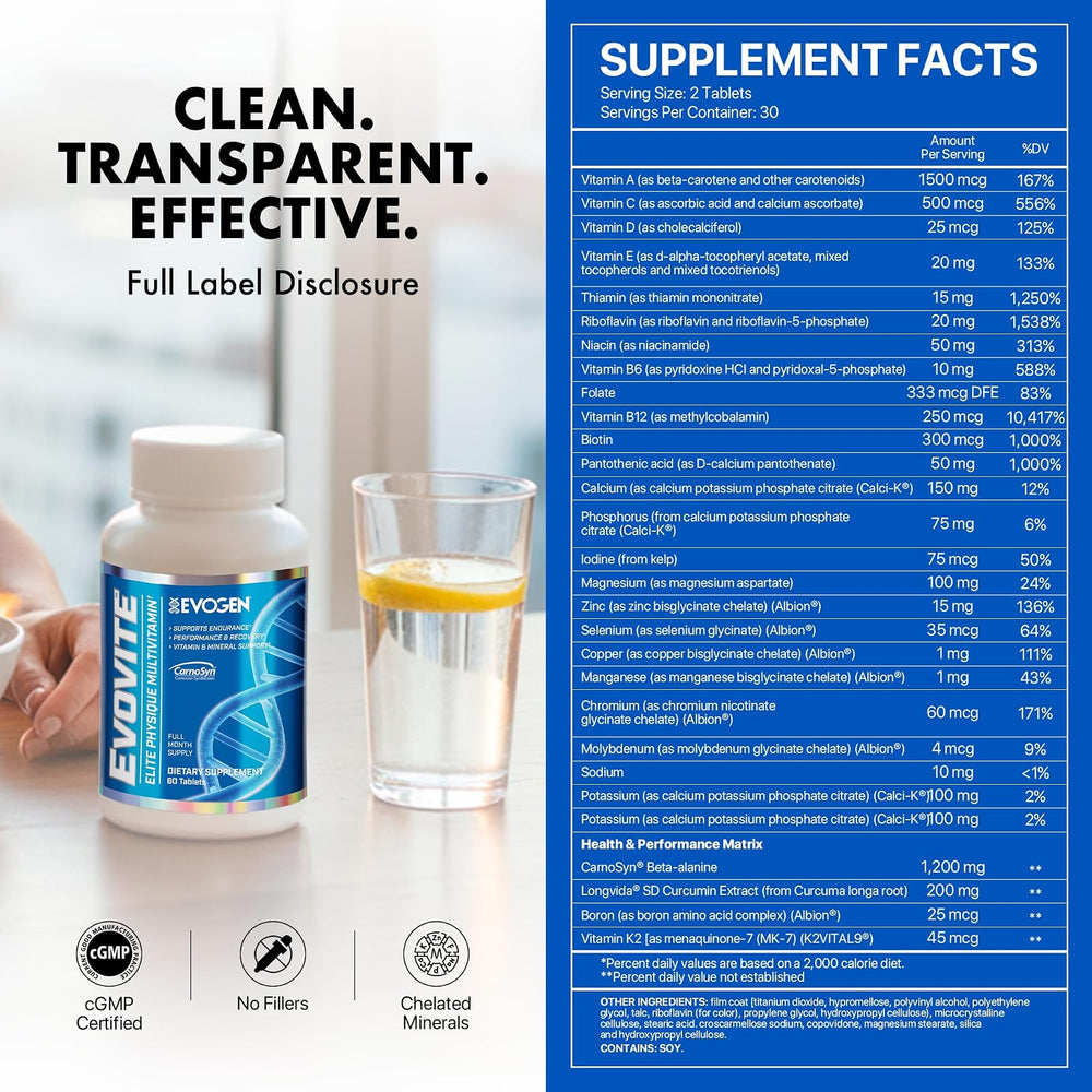 multivitamínico Evogen Evovite categoría vitaminas