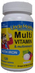 multivitamínico masticable con hierro