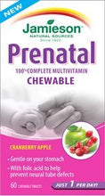 multivitamínico prenatal masticable para embarazadas