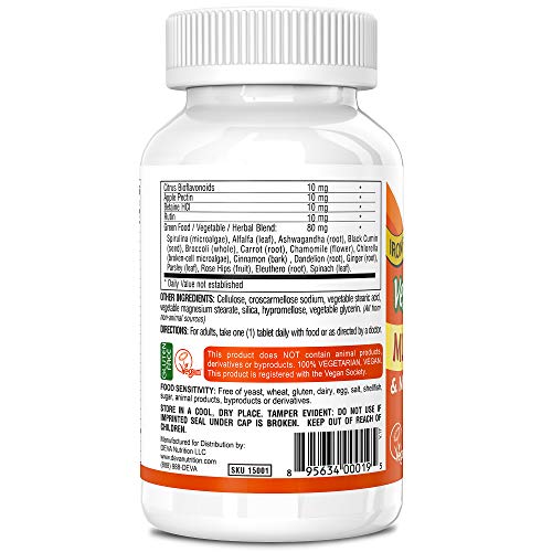 multivitamínico sin hierro para salud
