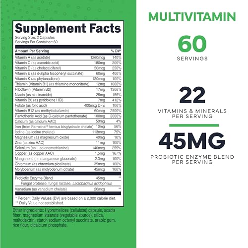 multivitamínico Type Zero 1300 mg
