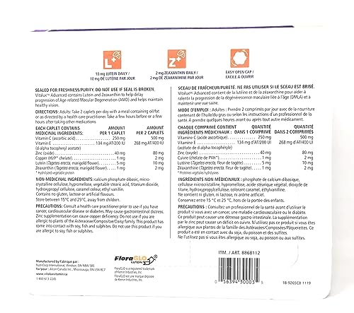 multivitamínico Vitalux para salud visual