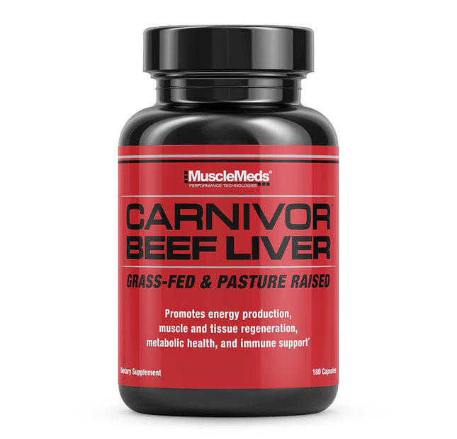 MuscleMeds Hígado de Res 180 Cápsulas