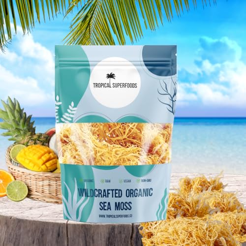 musgo marino silvestre dorado para la salud