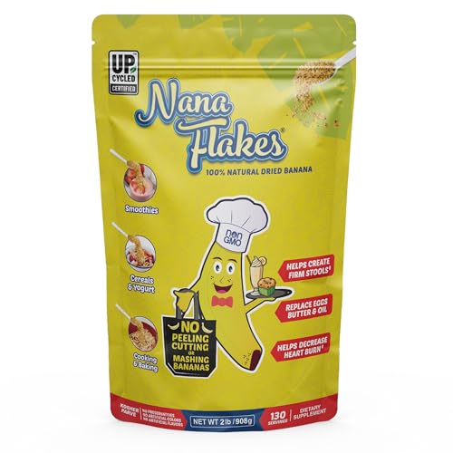 Nana Flakes 100% pura banana en polvo
