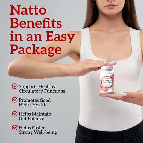 Nattokinasa y Serrapeptasa para bienestar