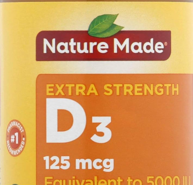 Nature Made Vitamina D3 5000 IU