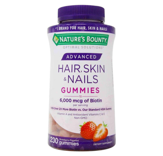 Nature's Bounty gomitas de biotina