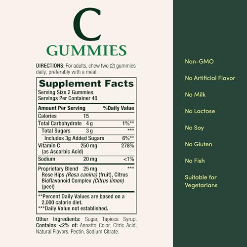Nature's Bounty vitaminas C para la salud
