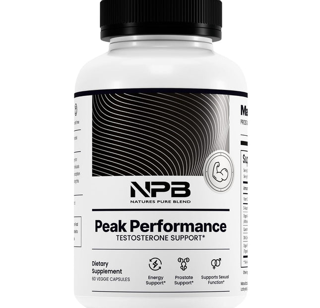 Nature's Pure Blend suplemento de testosterona