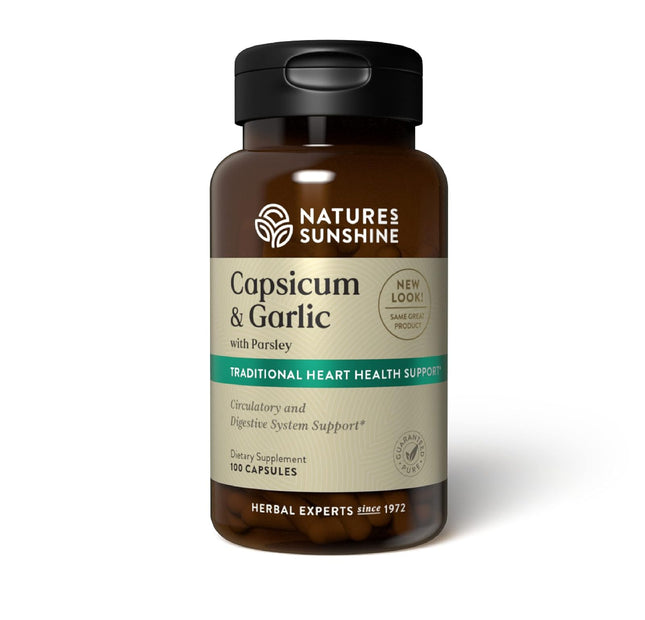 Nature's Sunshine Capsicum y Ajo