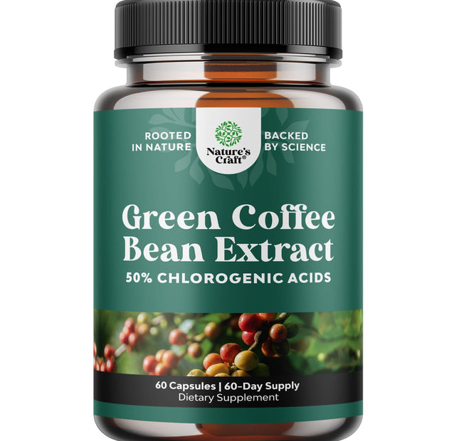 Natures Craft Extracto de Grano de Café Verde