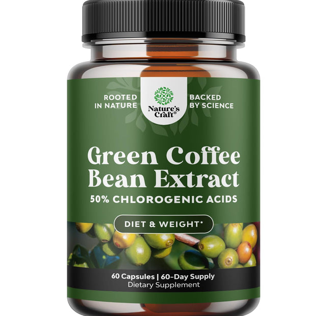 Natures Craft Extracto de Grano de Café Verde