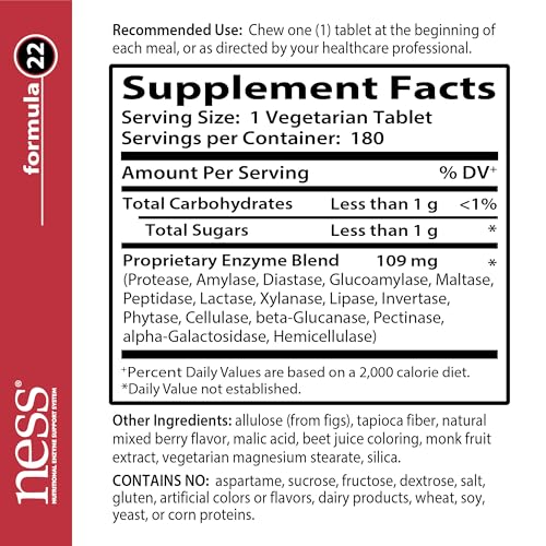 Ness Digest Chewables sabor frutos rojos