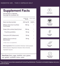 Neuroptene mirtilo suplemento