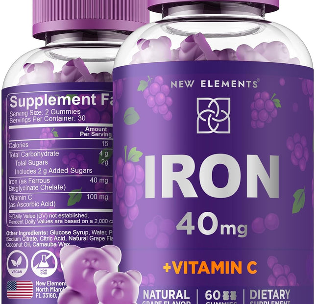 New Elements Hierro 40 mg