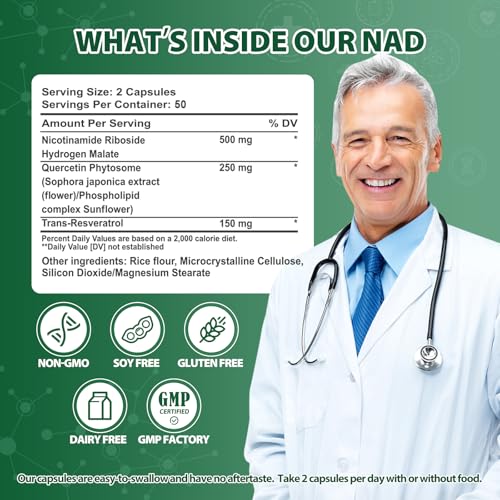 Nicotinamida ribósido y resveratrol antioxidantes