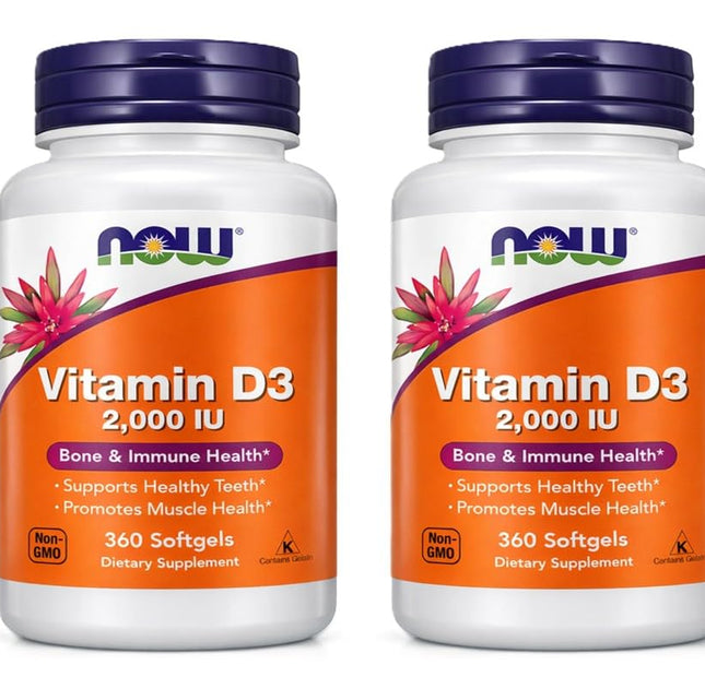 NOW Foods Vitamina D3 2000 IU