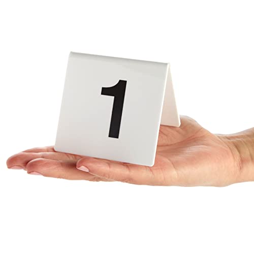 numeración elegante para mesas