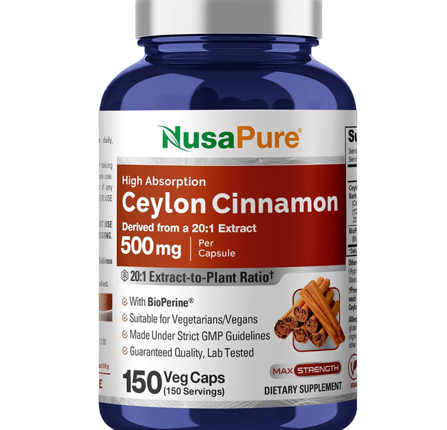 NusaPure Canela de Ceilán 500 mg
