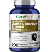 NusaPure Colina e Inositol vegano