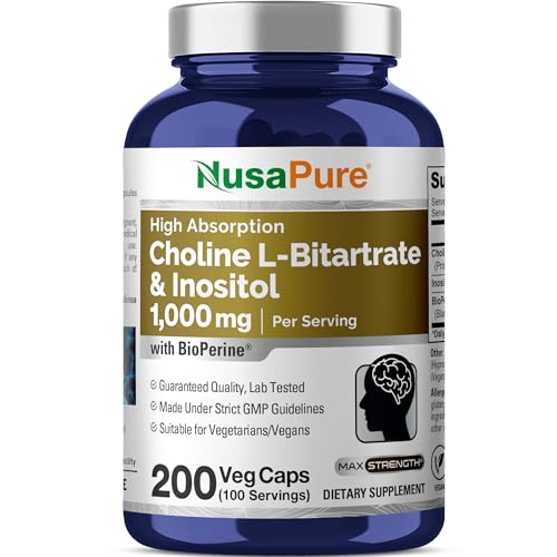 NusaPure Colina e Inositol vegano