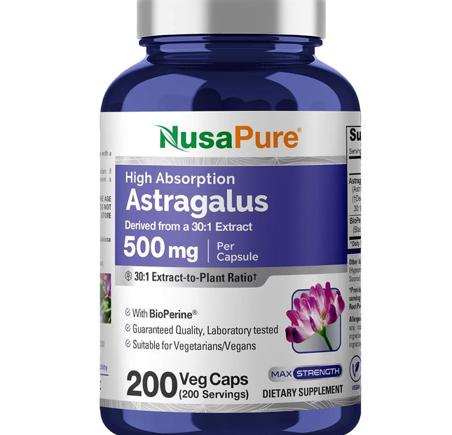 NusaPure raíz de astrágalo 500 mg