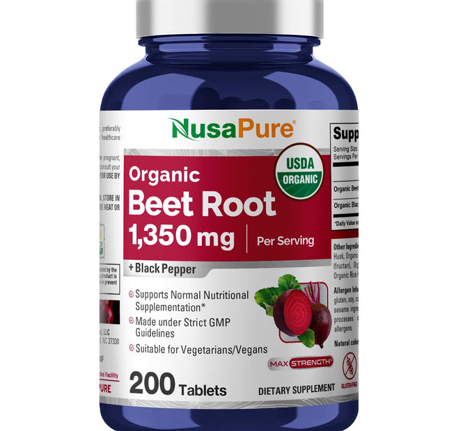 NusaPure Raíz de Betabel 1360 mg