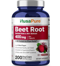 NusaPure Raíz de Betabel 400 mg
