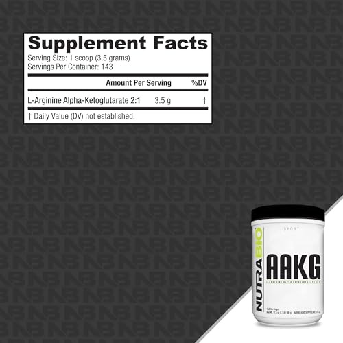 NutraBio arginina en polvo eficaz