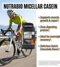 NutraBio caseína sin gluten ni soja
