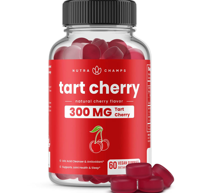 NutraChamps gomitas de cereza ácida