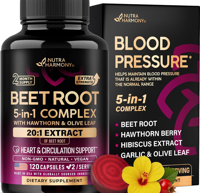 NutraHarmony cápsulas de raíz de betabel