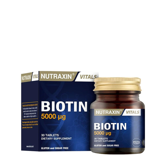 Nutraxin Biotina 5000 mcg tabletas